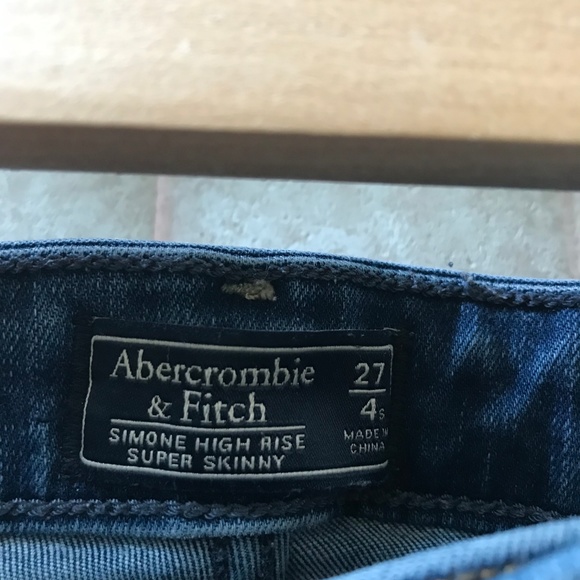 ABERCROMBIE & FITCH High Rise Super Skinny Jeans - Picture 2 of 3
